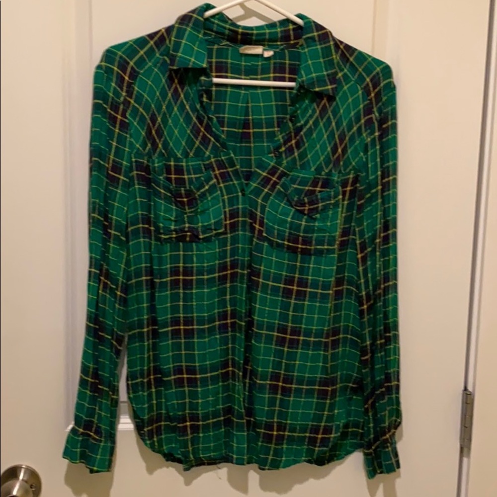 Plaid blouse from Nordstrom nice quality